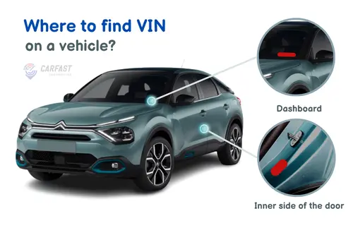 Where to find the VIN number on Acura TLX